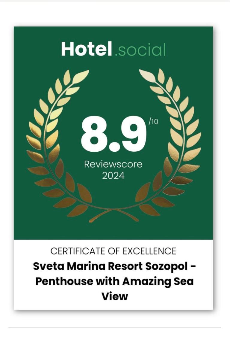 Santa Marina Resort Sozopol - Penthouse With Amazing Sea View Kültér fotó